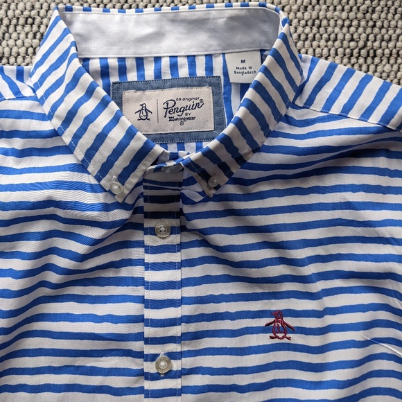 Horizontally Striped Penguin Shirt - Picture 2 of 4